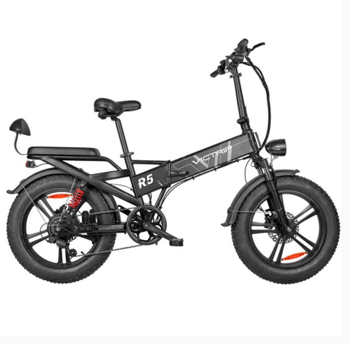 Victrip R5 Full Suspension Foldable Electric Fat Bike – 750W Motor | 48V 20Ah LG Battery | Up to 100 km Range.