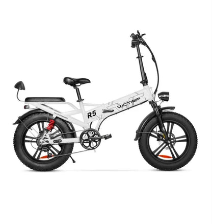 VICTRIP R5 Foldable Electric Bike – 250W Motor | 48V 20Ah LG Battery | 20" Fat Tires | Up to 100KM Range