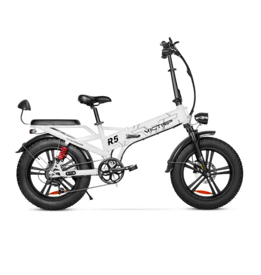 VICTRIP R5 Foldable Electric Bike – 250W Motor | 48V 20Ah LG Battery | 20" Fat Tires | Up to 100KM Range