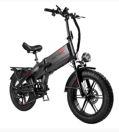 VICTRIP T6 Foldable Fat Tire Electric Bike – 48V 55Ah LG Battery | 750W Motor | Up to 300KM Range