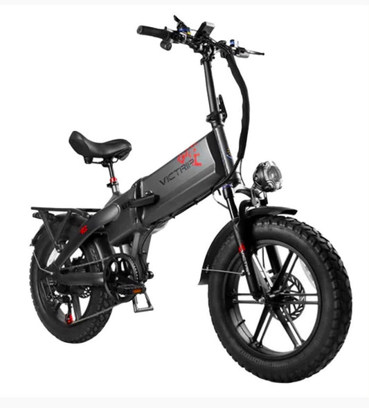 VICTRIP T6 Foldable Fat Tire Electric Bike – 48V 55Ah LG Battery | 750W Motor | Up to 300KM Range
