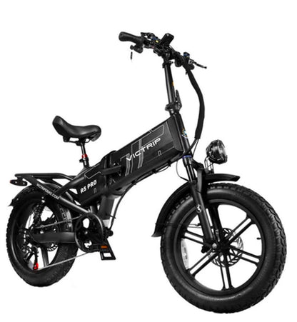 VICTRIP R5 Pro Foldable Fat Tire Electric Bike – 250W Motor | 48V 55Ah LG Battery | Full Suspension | Up to 300KM Range