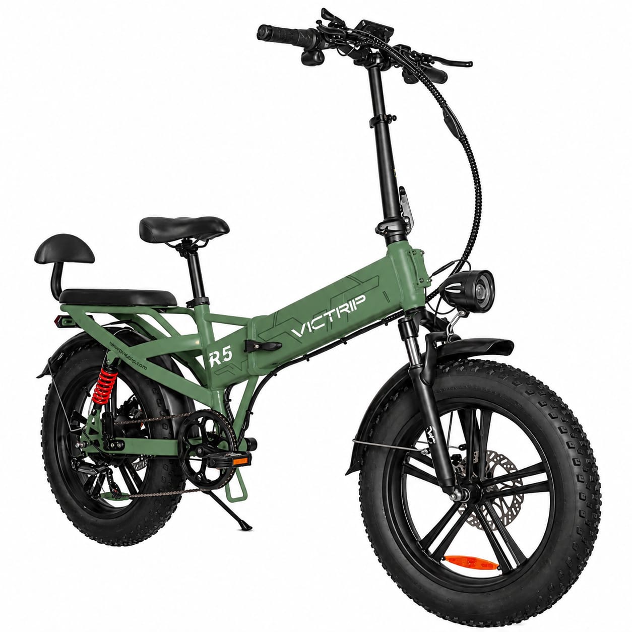 Victrip R5 Full Suspension Foldable Electric Fat Bike – 750W Motor | 48V 20Ah LG Battery | Up to 100 km Range.